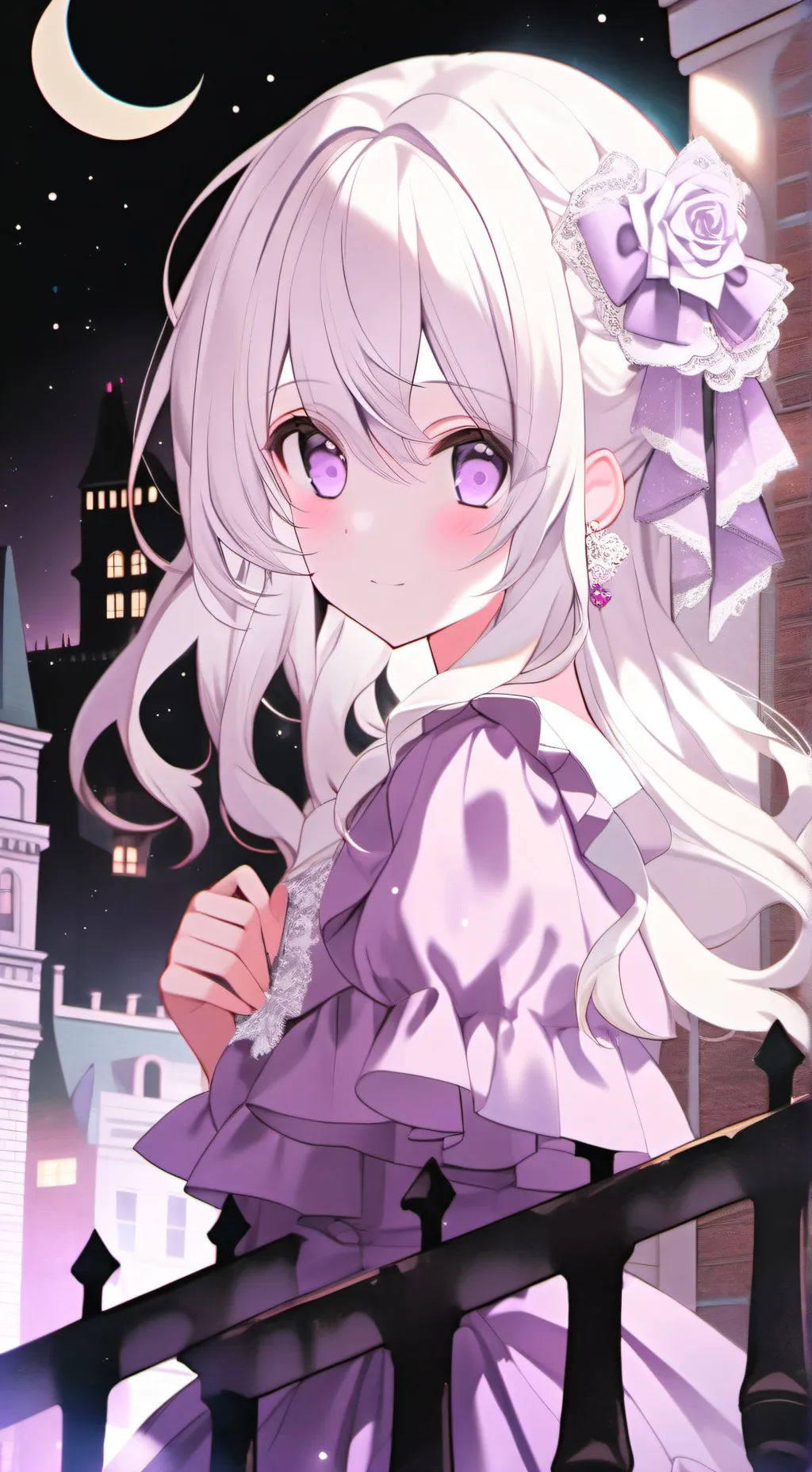 ai character: Luna background