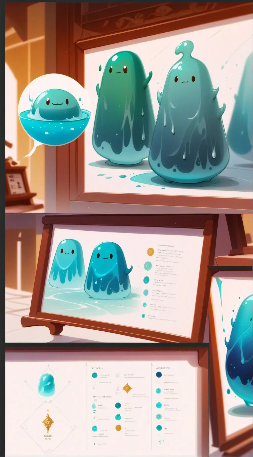 ai character: slimu background