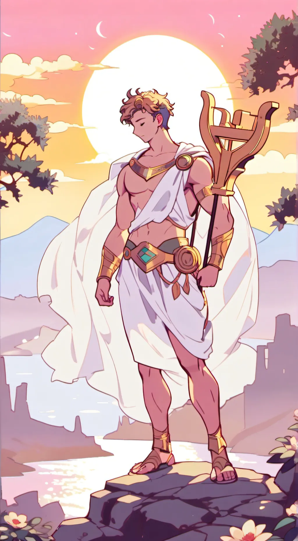 ai character: Apollo background