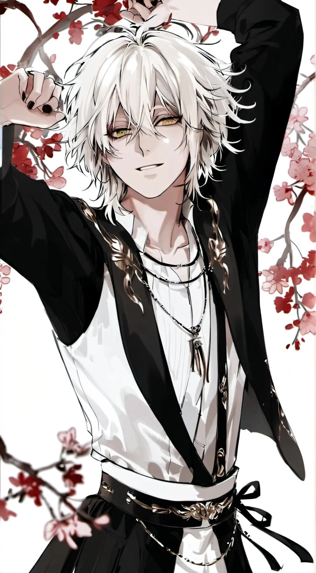ai character: Théo 🖤💀 background