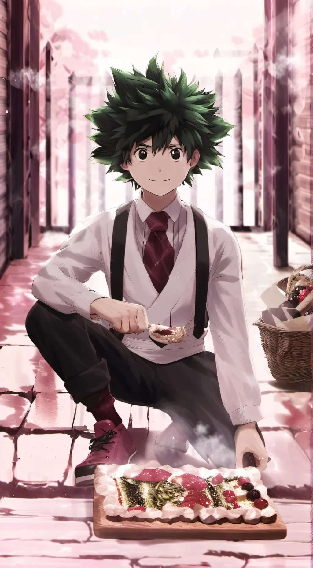 ai character: mha  background