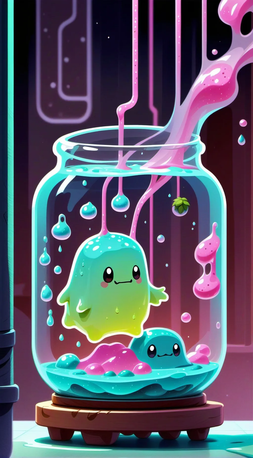 ai character: slima background