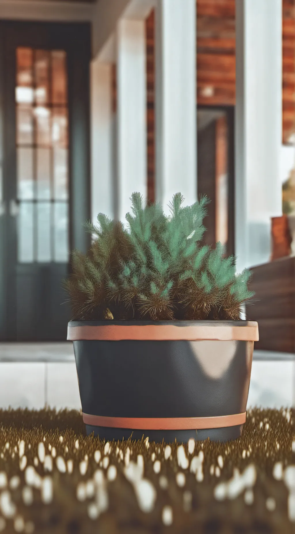 ai character: Grass background