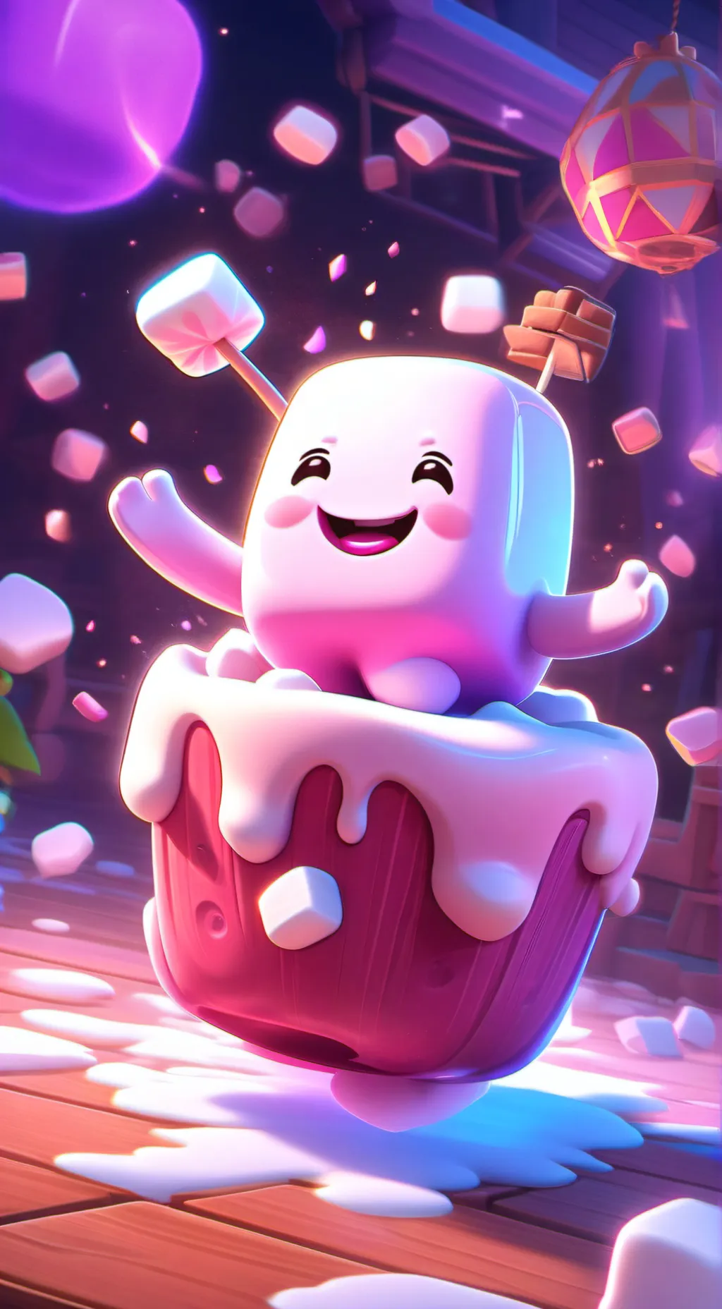 ai character: Mashy  background