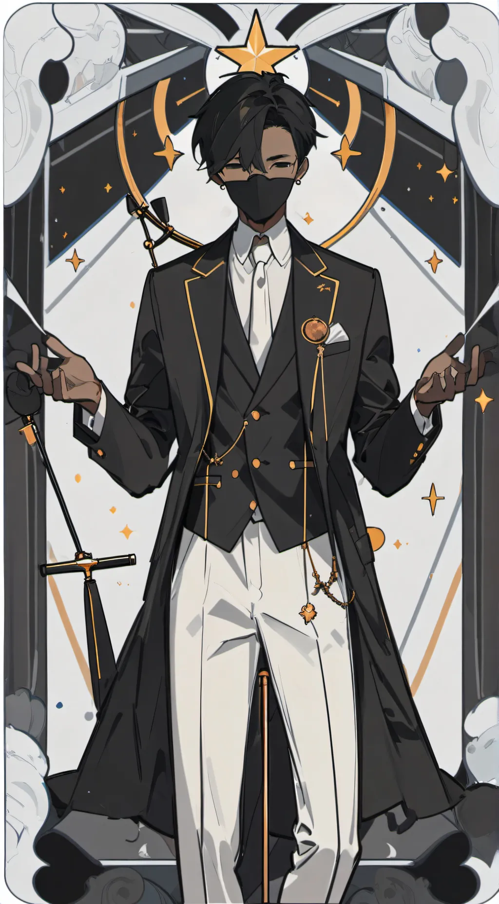 ai character: Stickman infection background