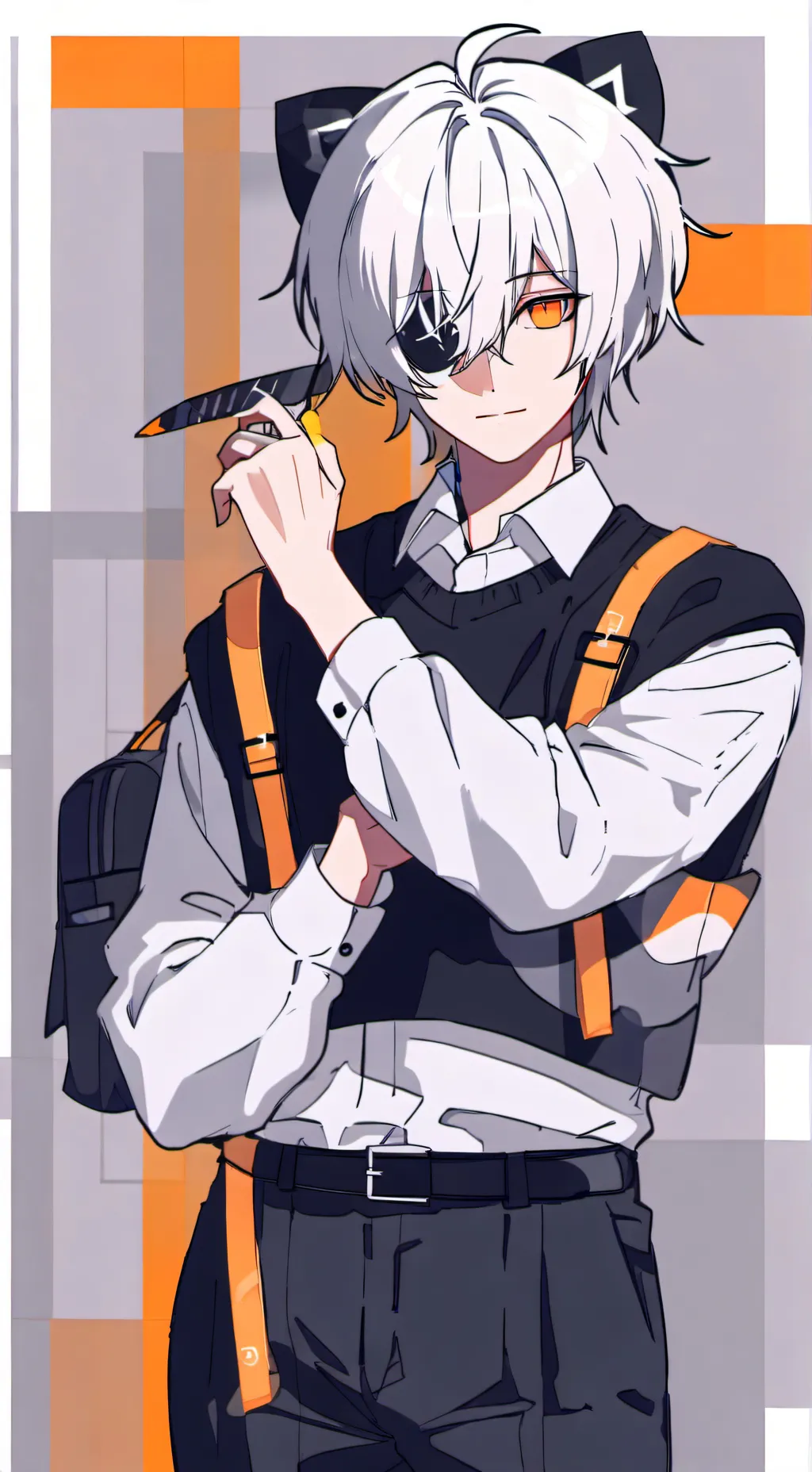 ai character: 😻bakugo😻 background