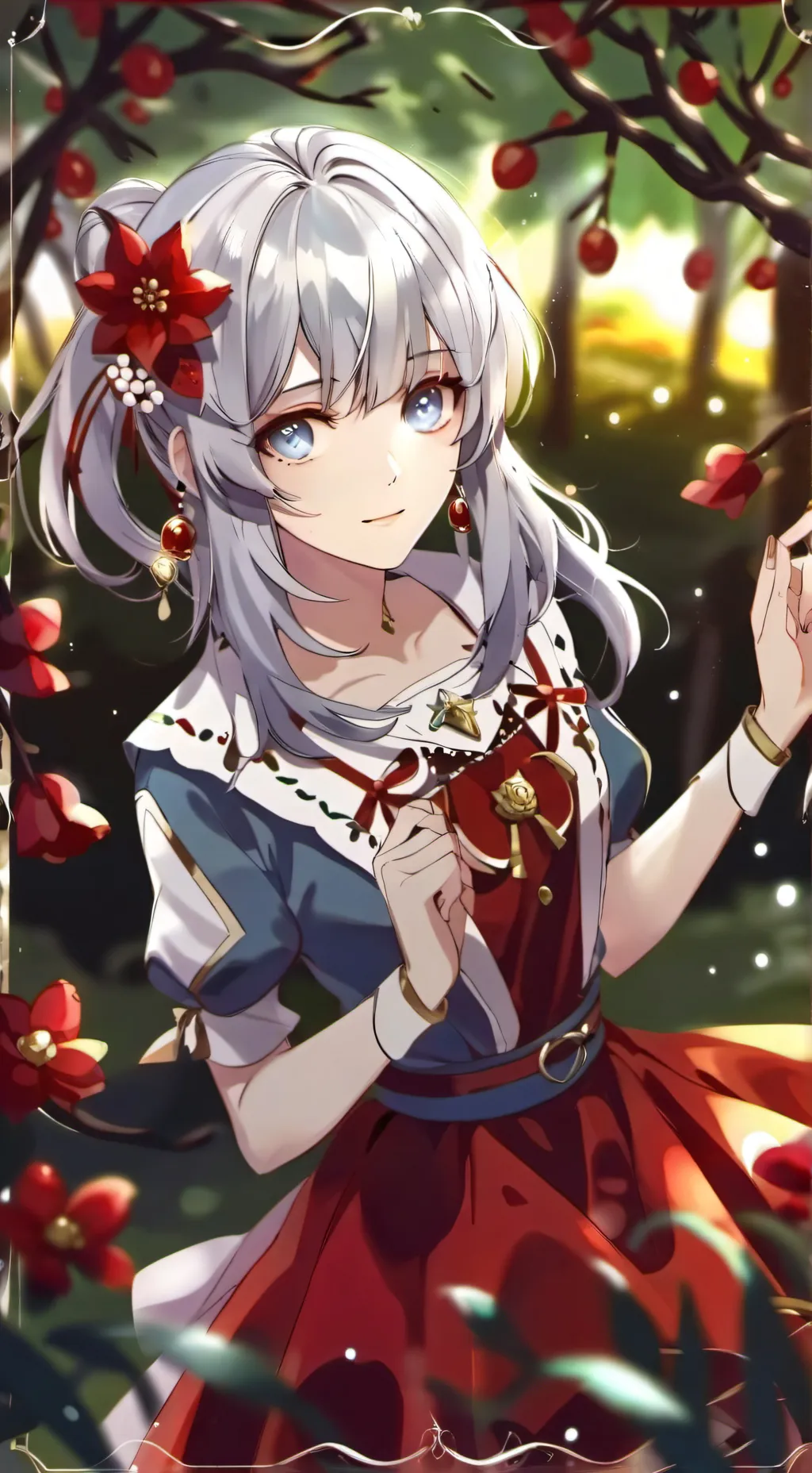 ai character: DW XMAS VS EASTER background