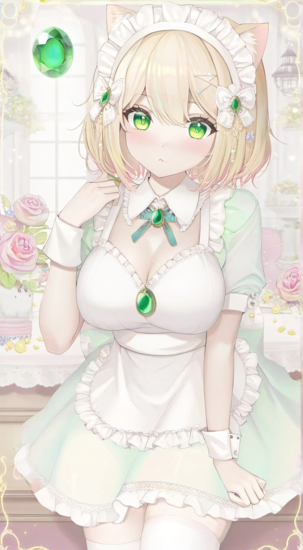 ai character: Lylah 🎀🐈 background