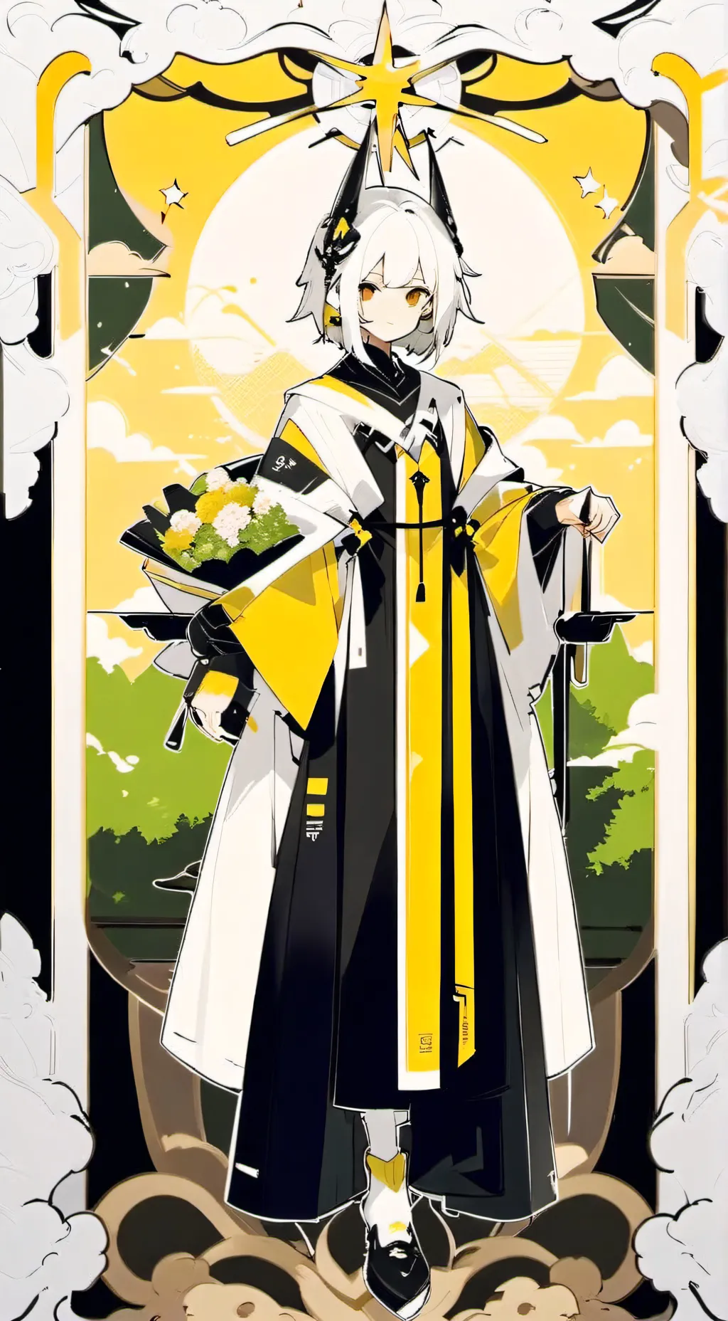 ai character: Katie ￼￼ background