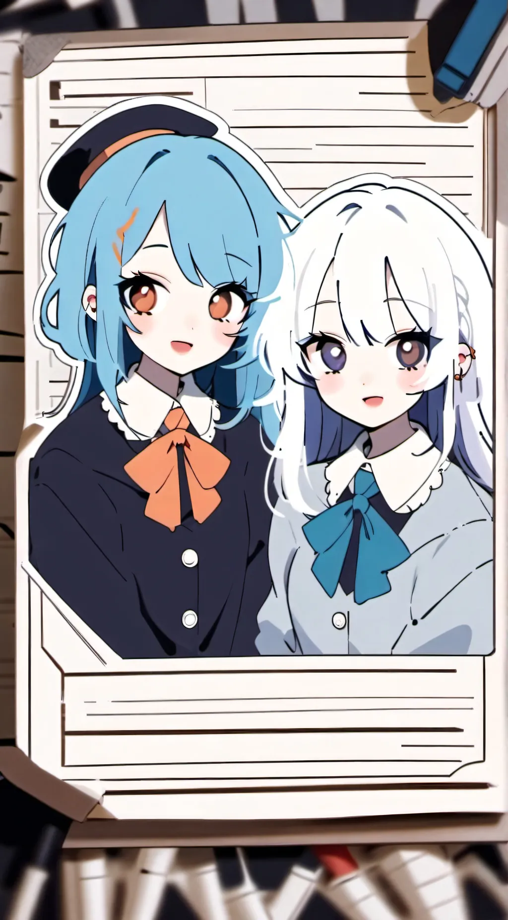 ai character: Julie x lovely background
