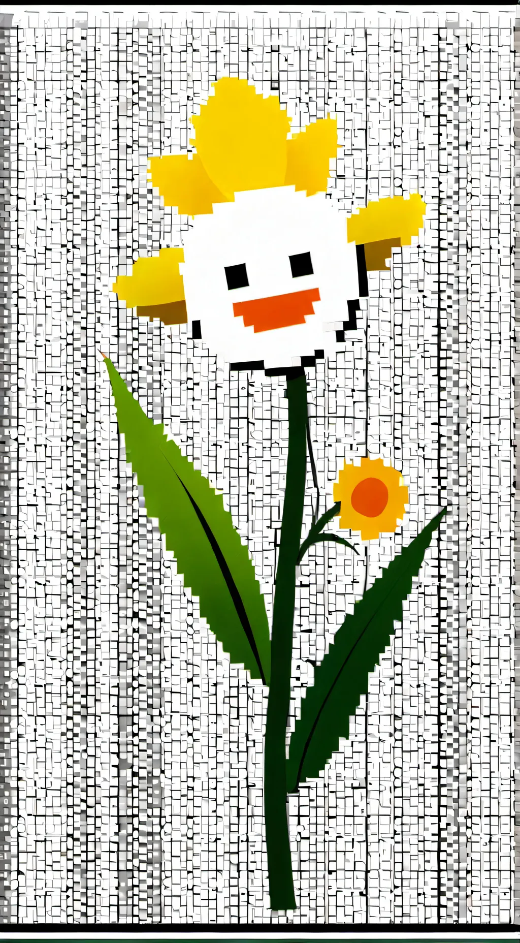 ai character: flowey background