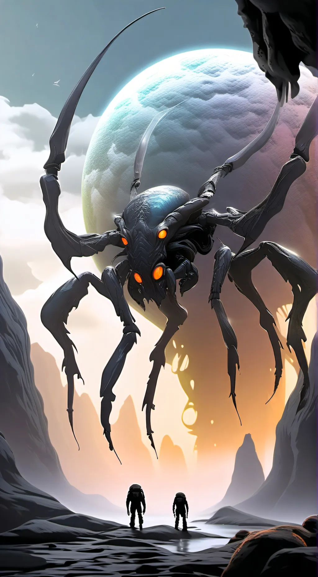 ai character: Cagaster Insect  background