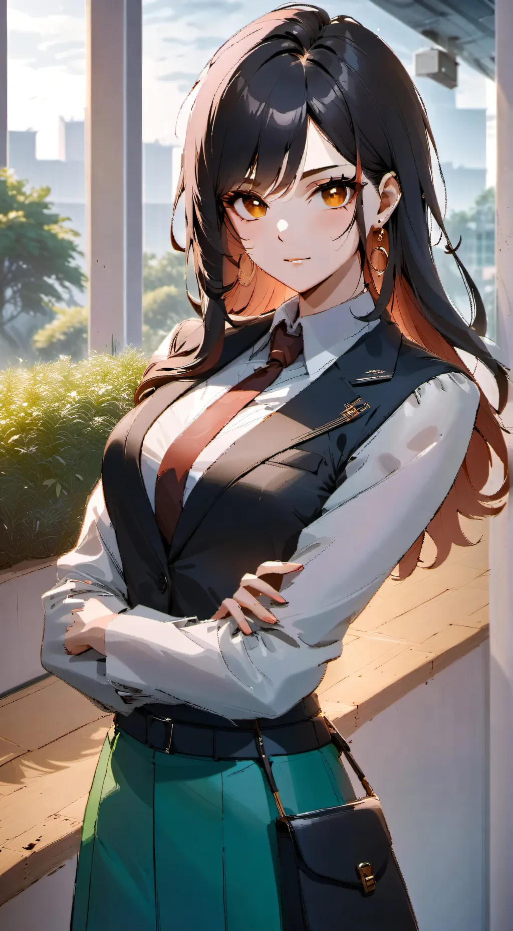 ai character: Angela background