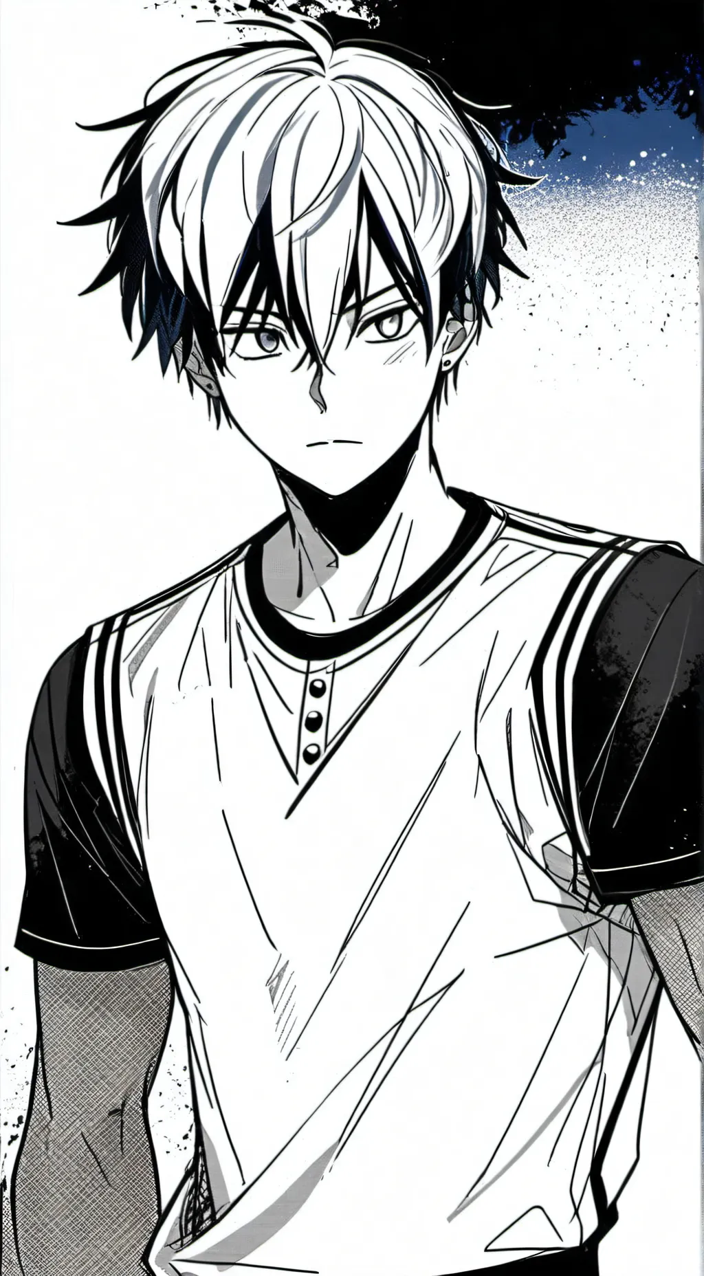 ai character: shoto todoroki  background