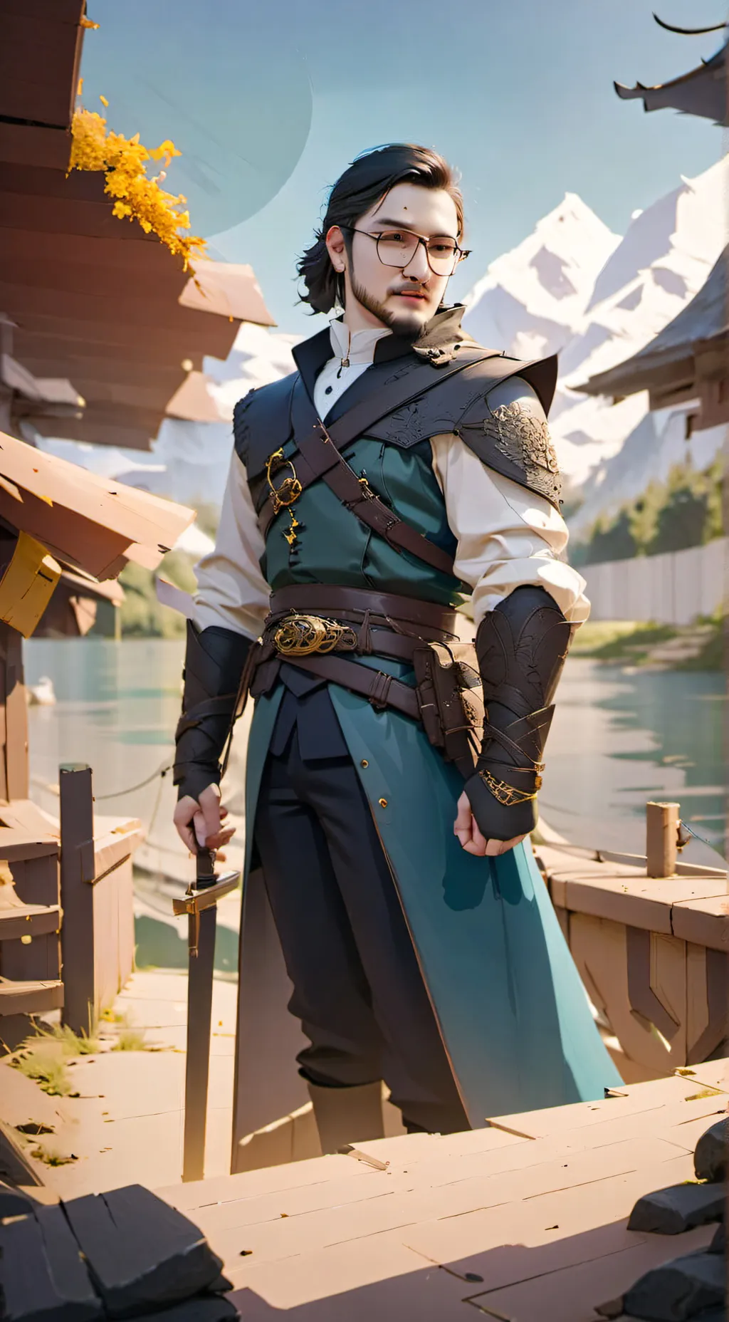 ai character: Filip  background