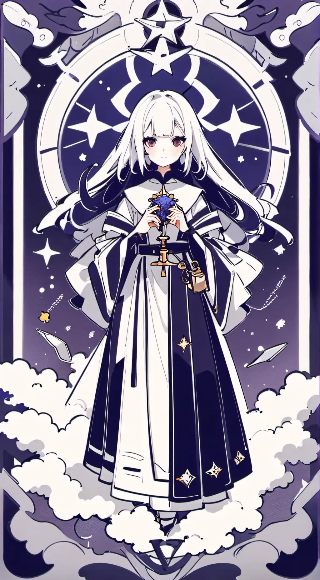 ai character: me mame 💫💫💫 background
