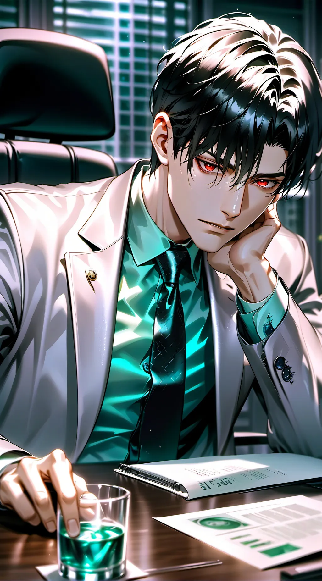 ai character: Lucien background