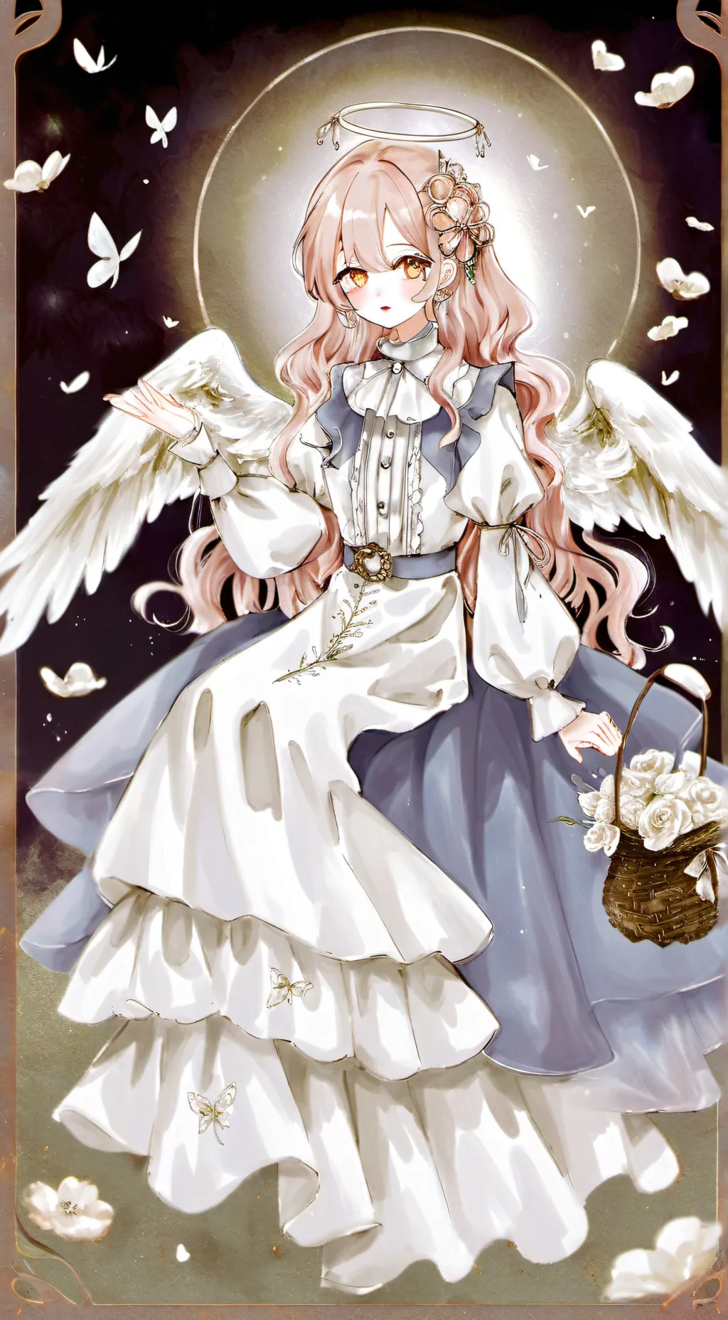ai character: ANGELININA background