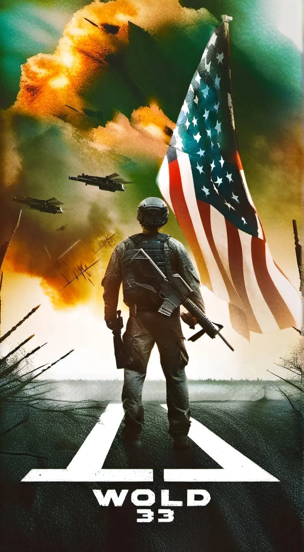 ai character: WW3  background