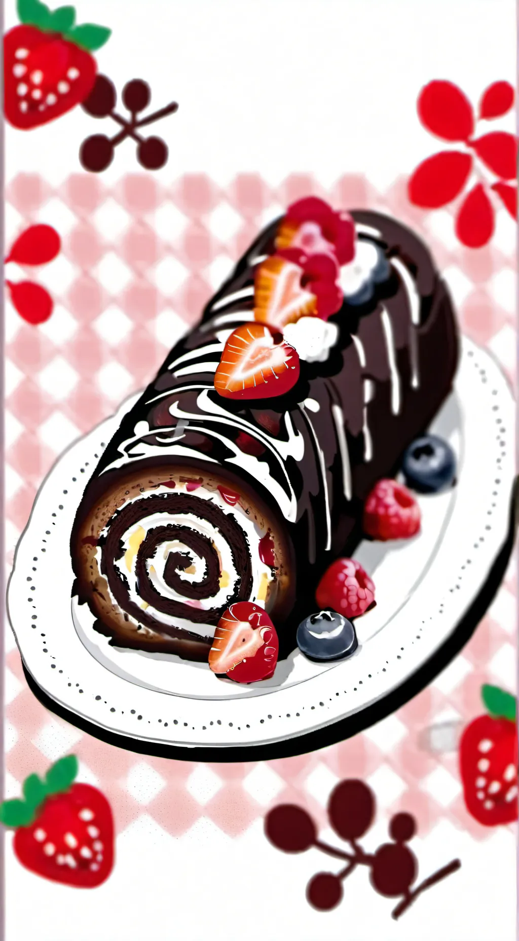 ai character: fruitcake angst background