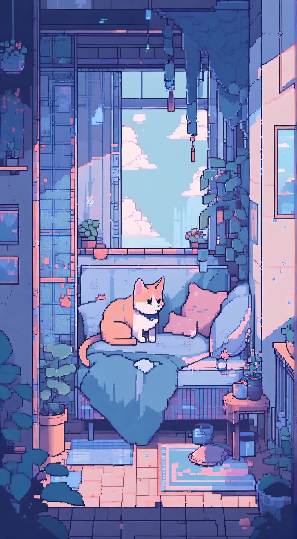 ai character: Catnap says background