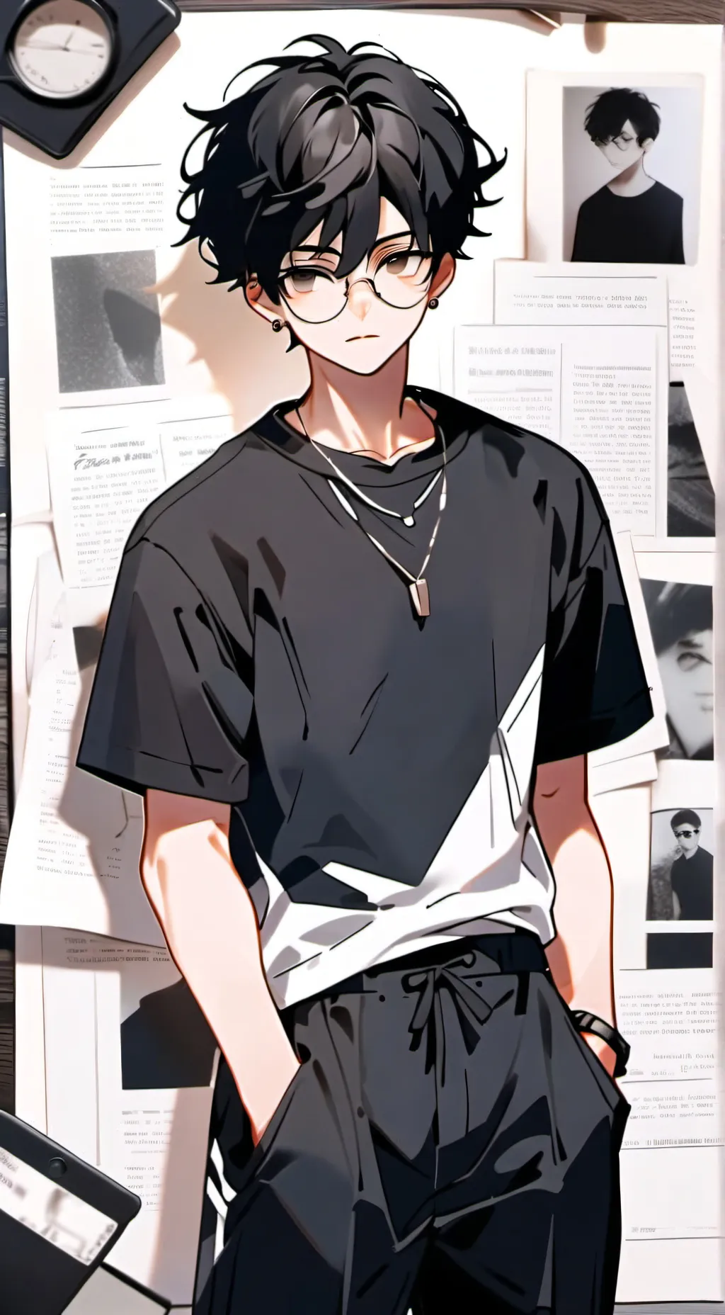 ai character: MHA Soulmate teddy background