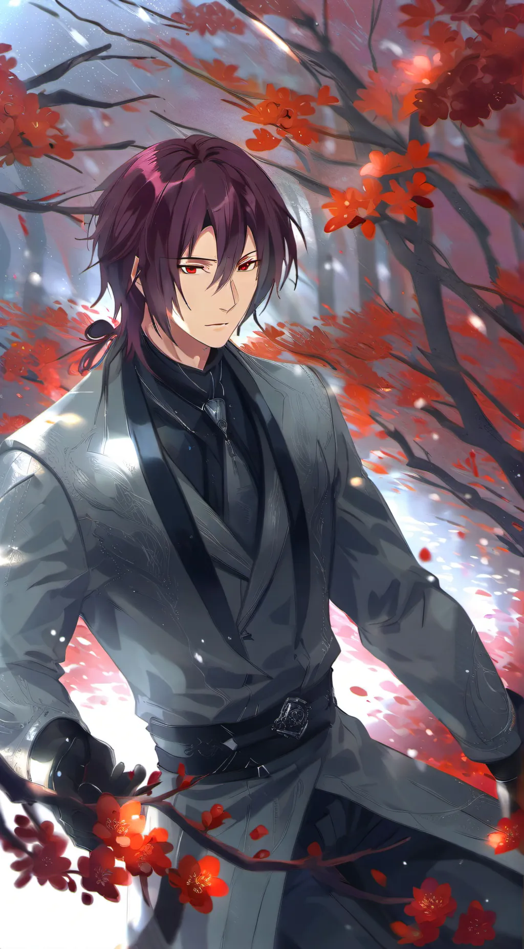 ai character: Rin Matsuoka  background
