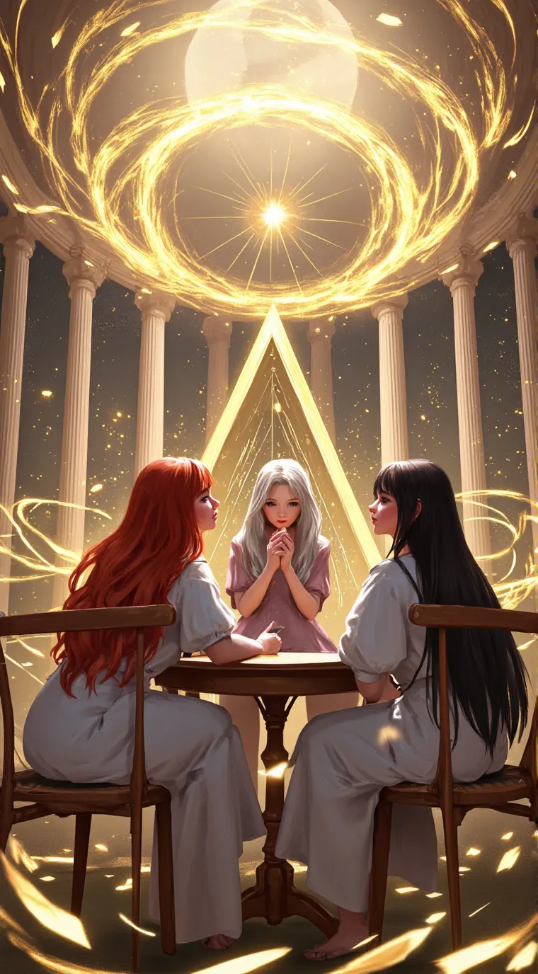 ai character: Trial of triangles background