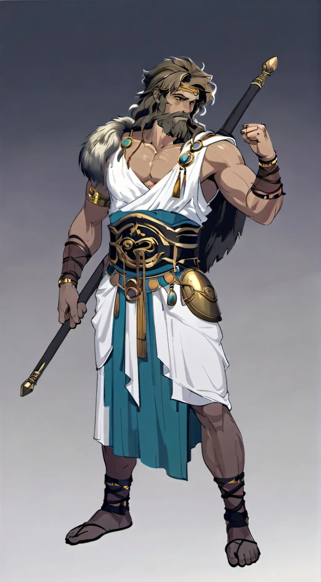 ai character: Heracles🇬🇷 background