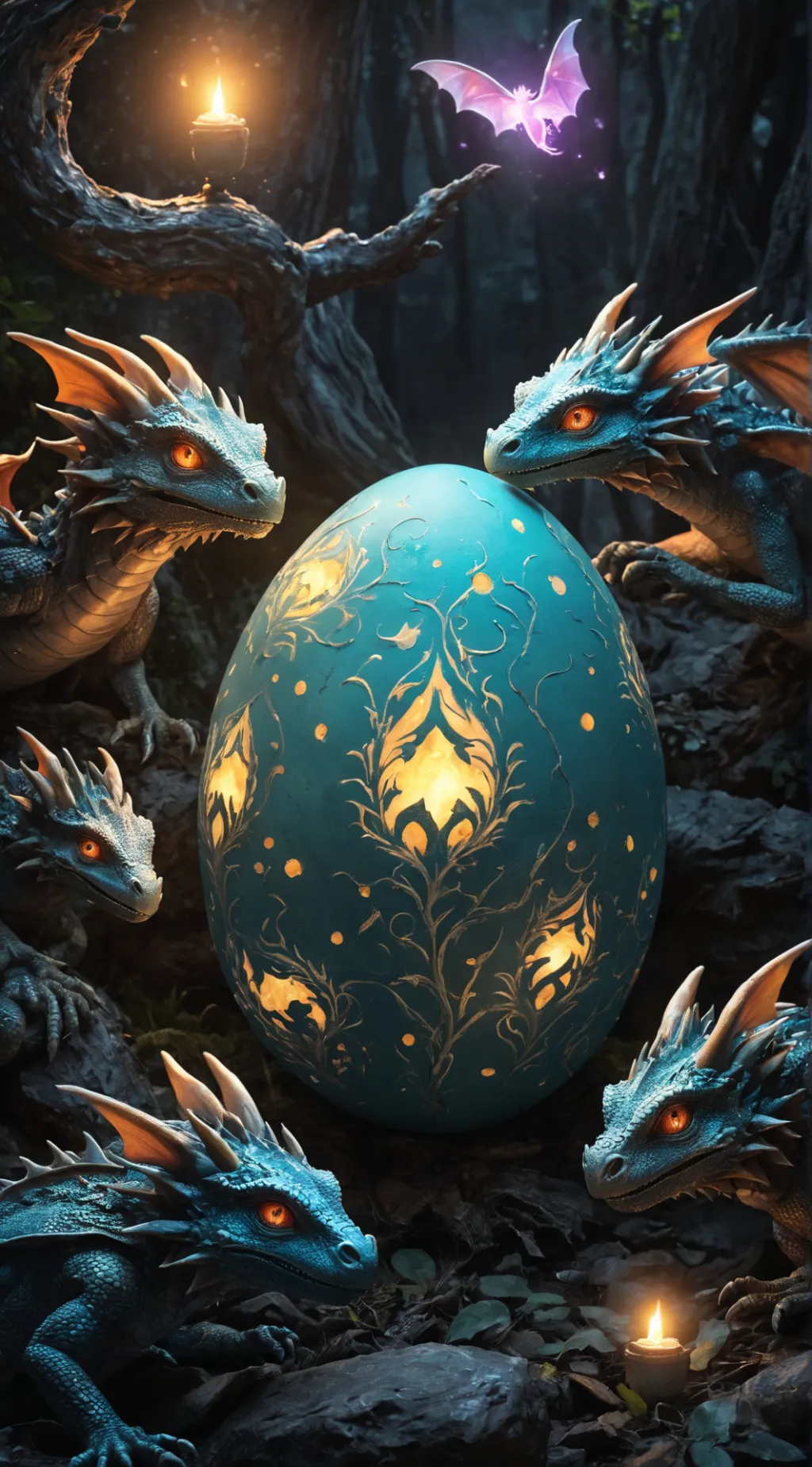ai character: Dragon kidnapping background