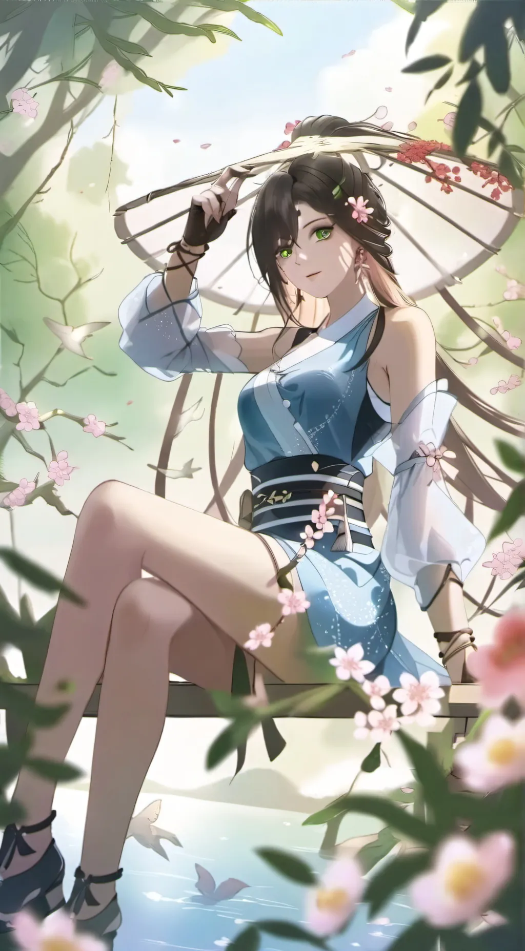 ai character: menina gostoza  background