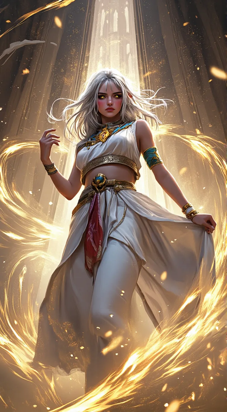 ai character: Crystal background