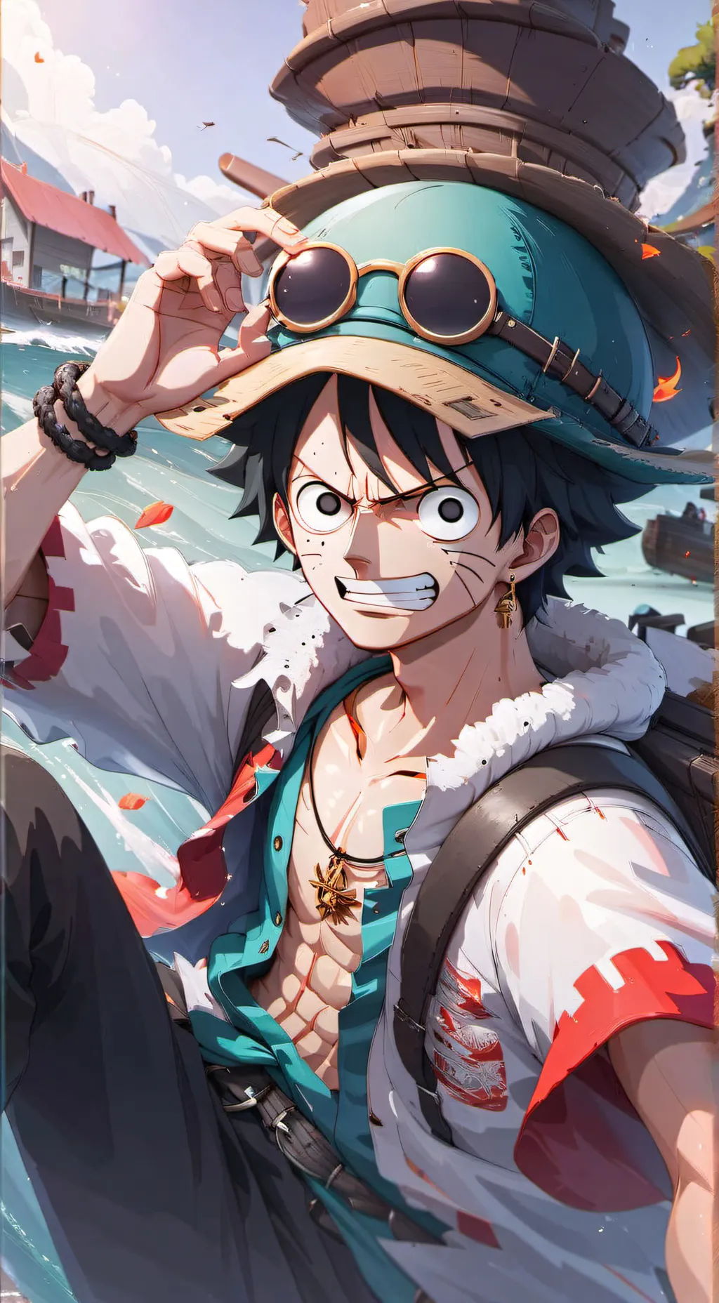 ai character: {•Strawhats•}👒 background