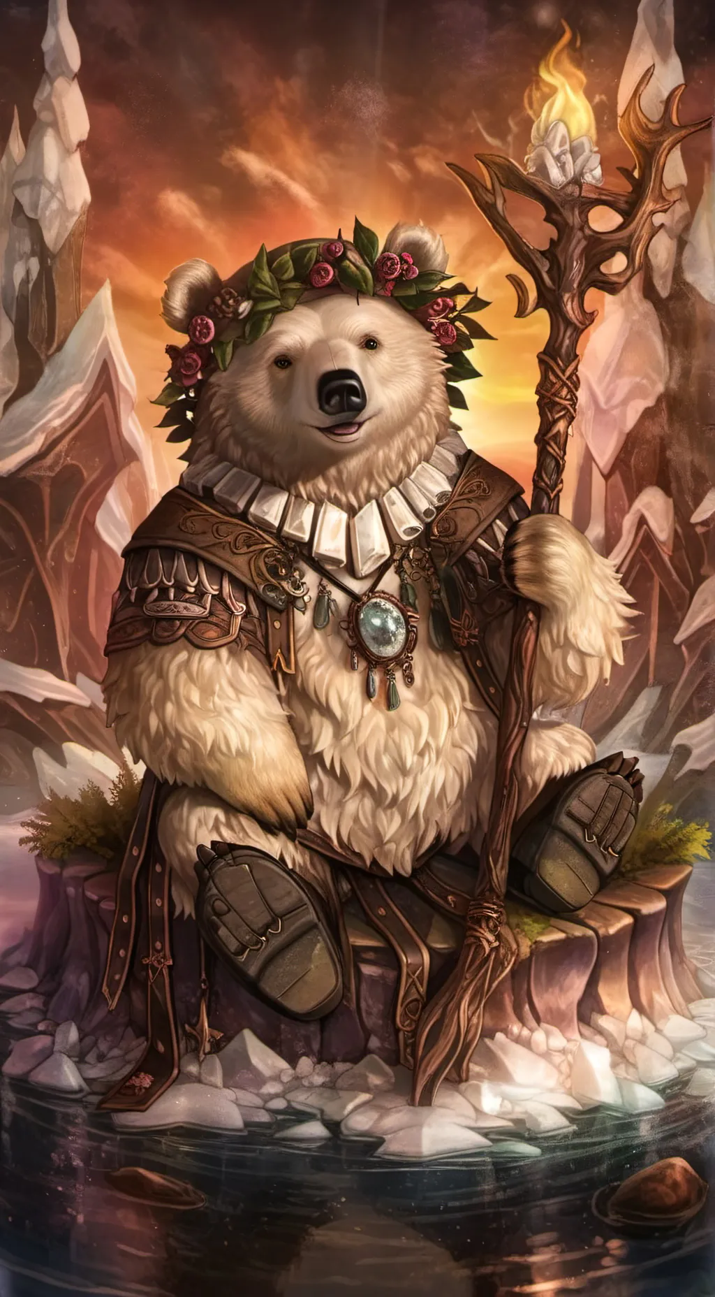ai character: Wisdom background