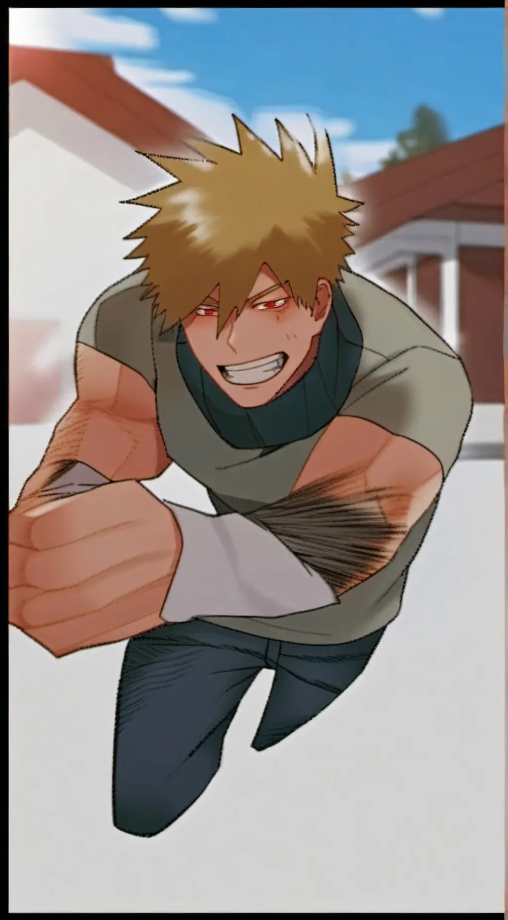 ai character: Horror vs Y/N background