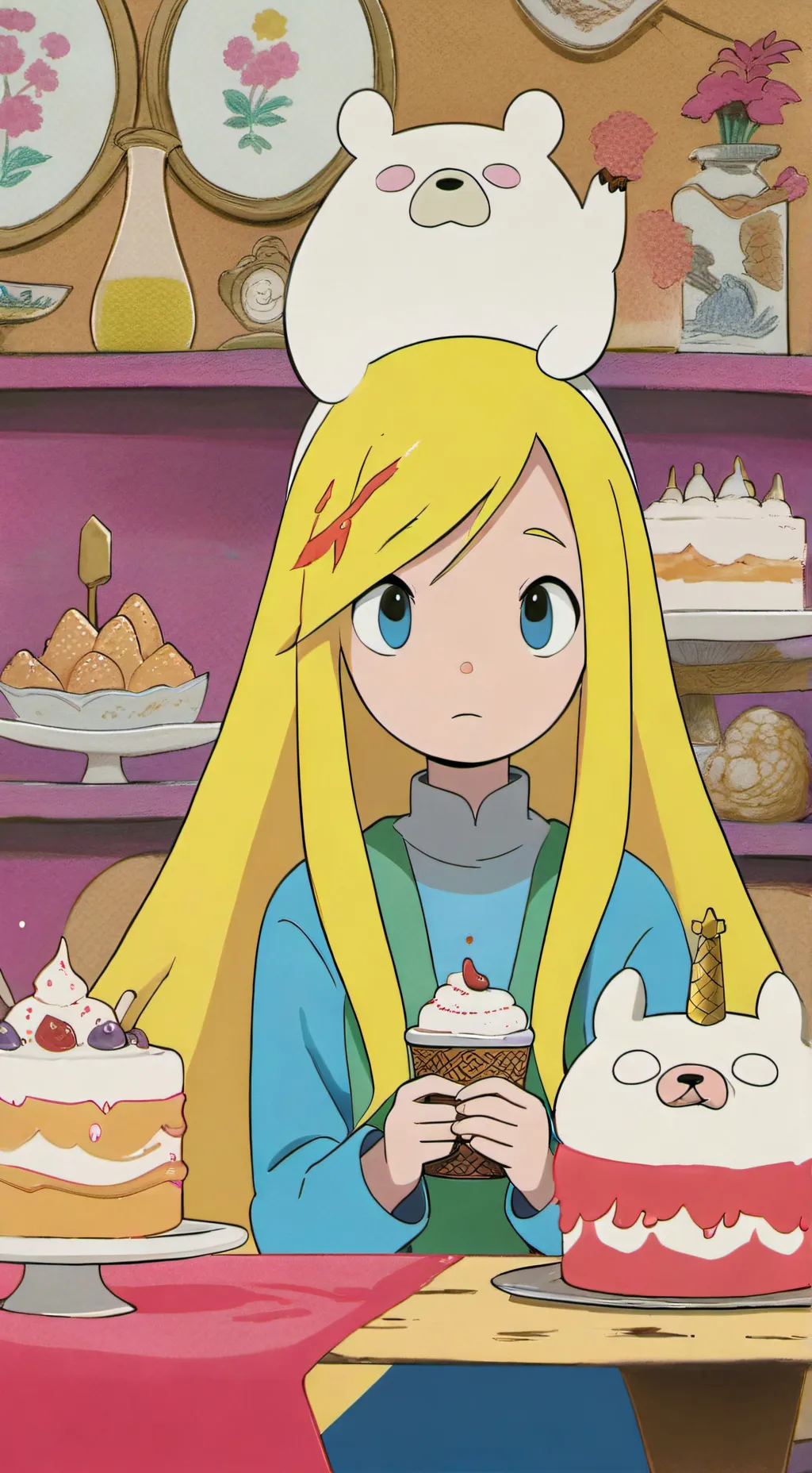 ai character: fionna and cake rp background