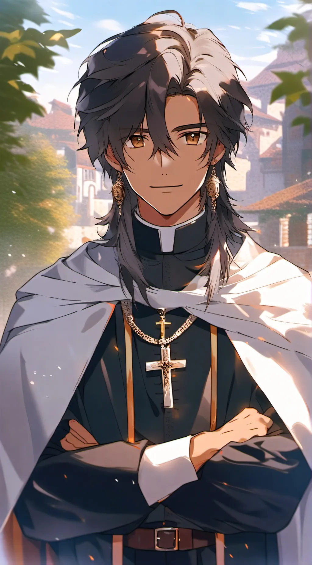 ai character: Father Daniel background