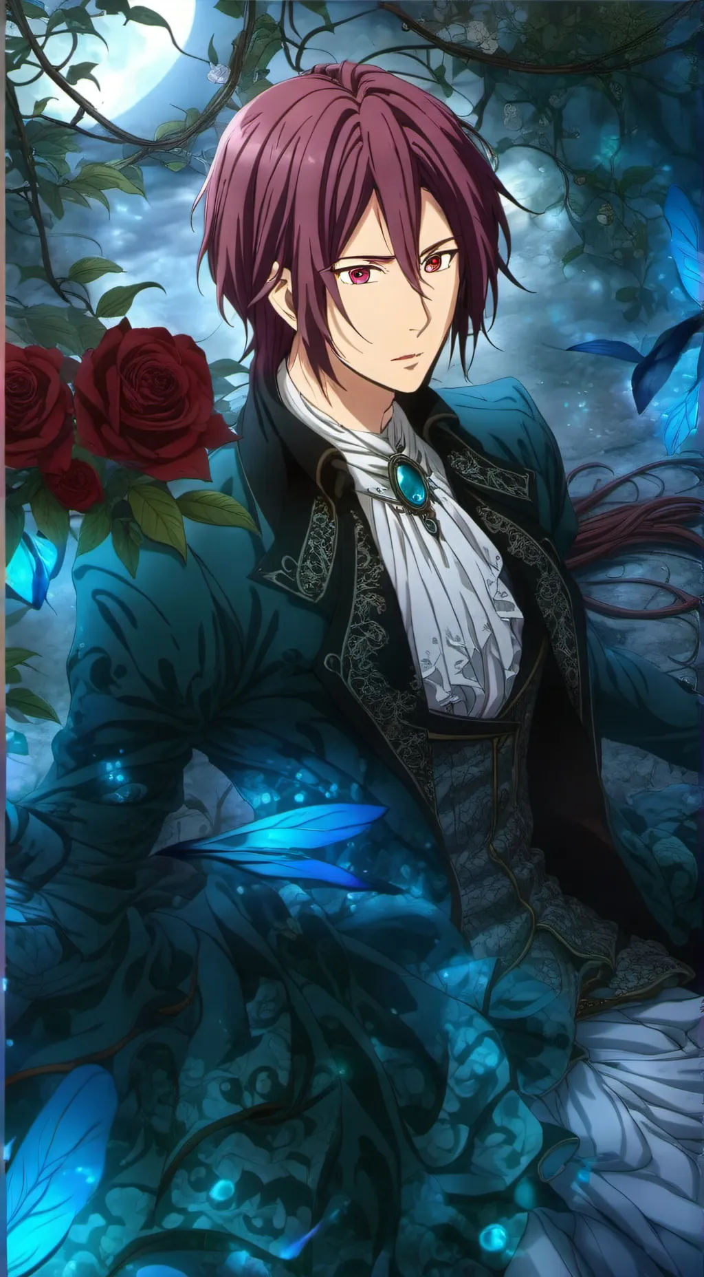 ai character: Rin Matsuoka  background
