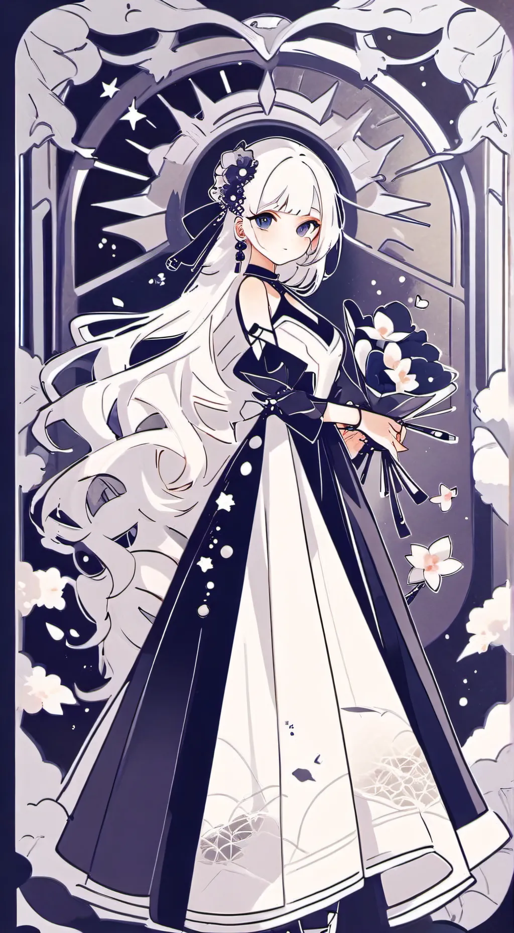 ai character: escola de poderes background