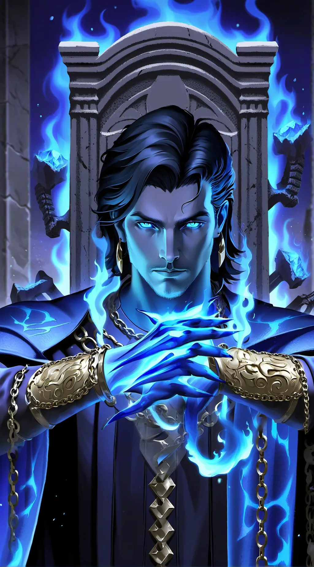 ai character: Hades background