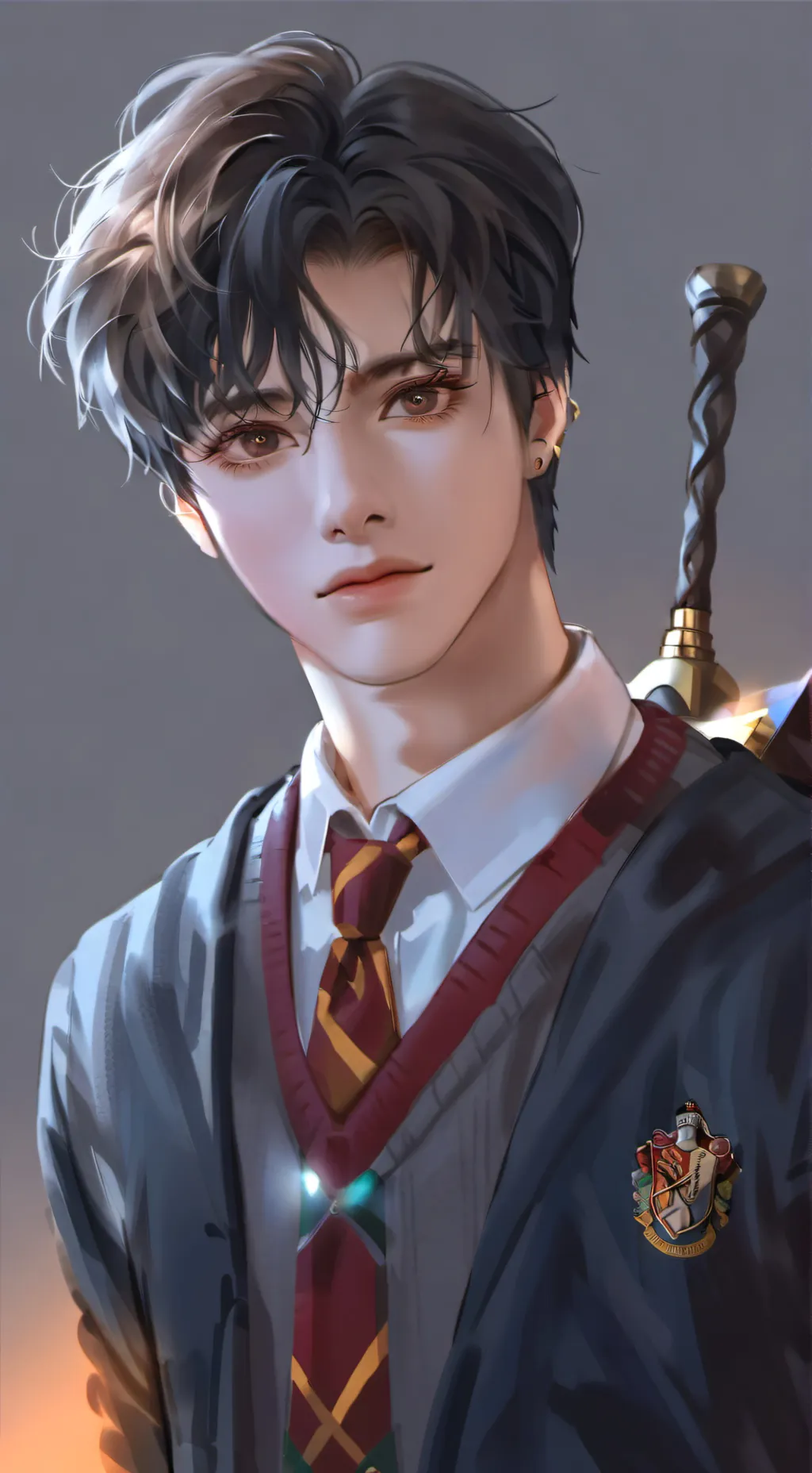 ai character: harry potter  background