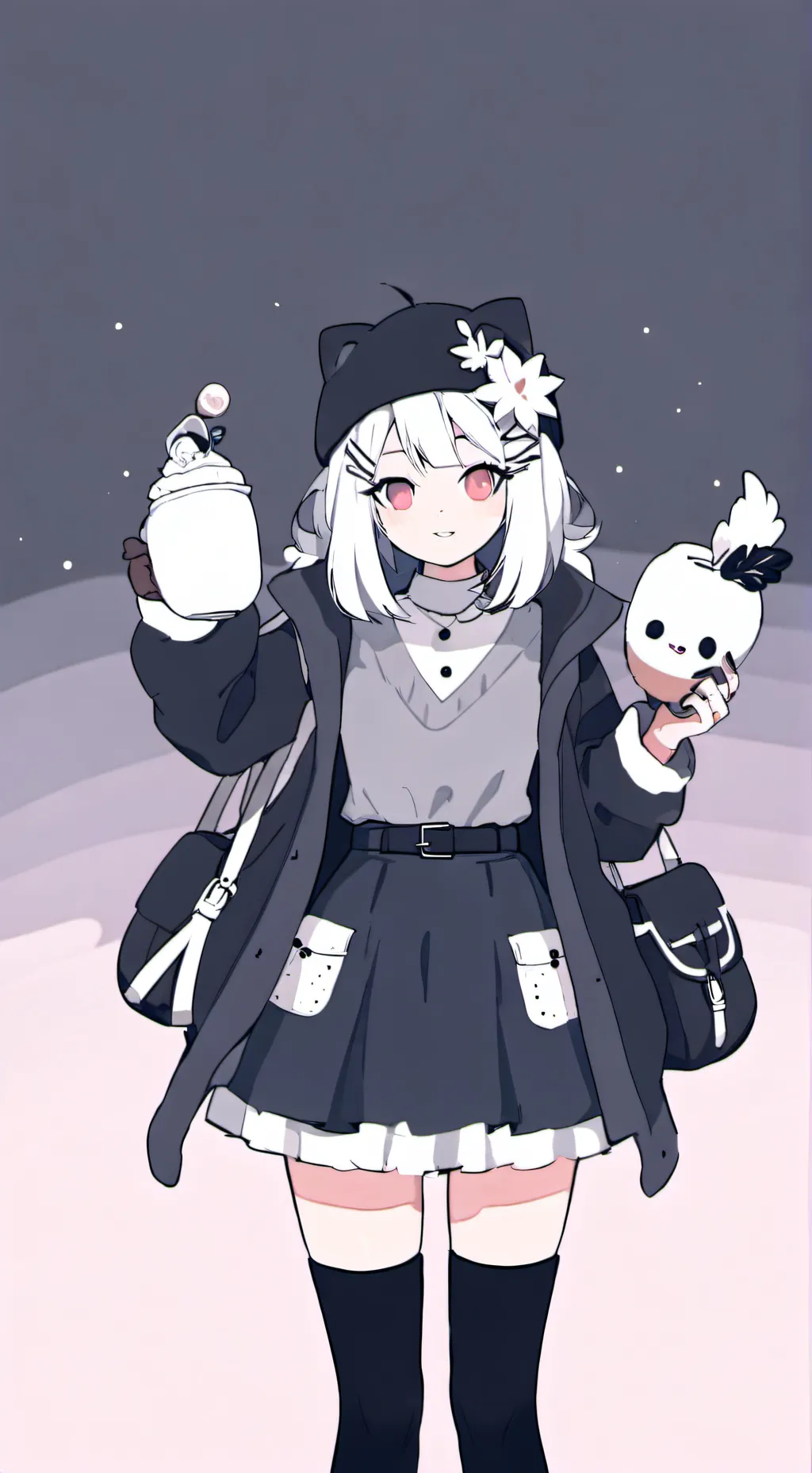ai character: luna  background