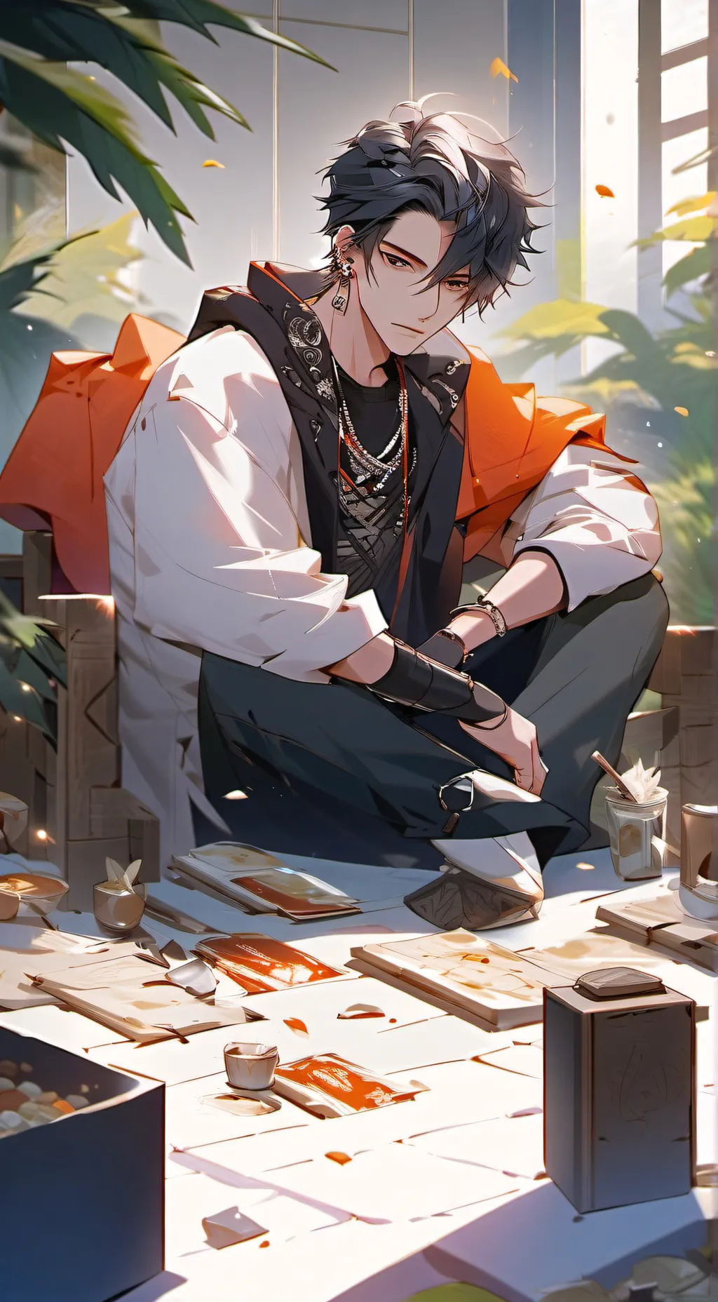 ai character: Aaron background