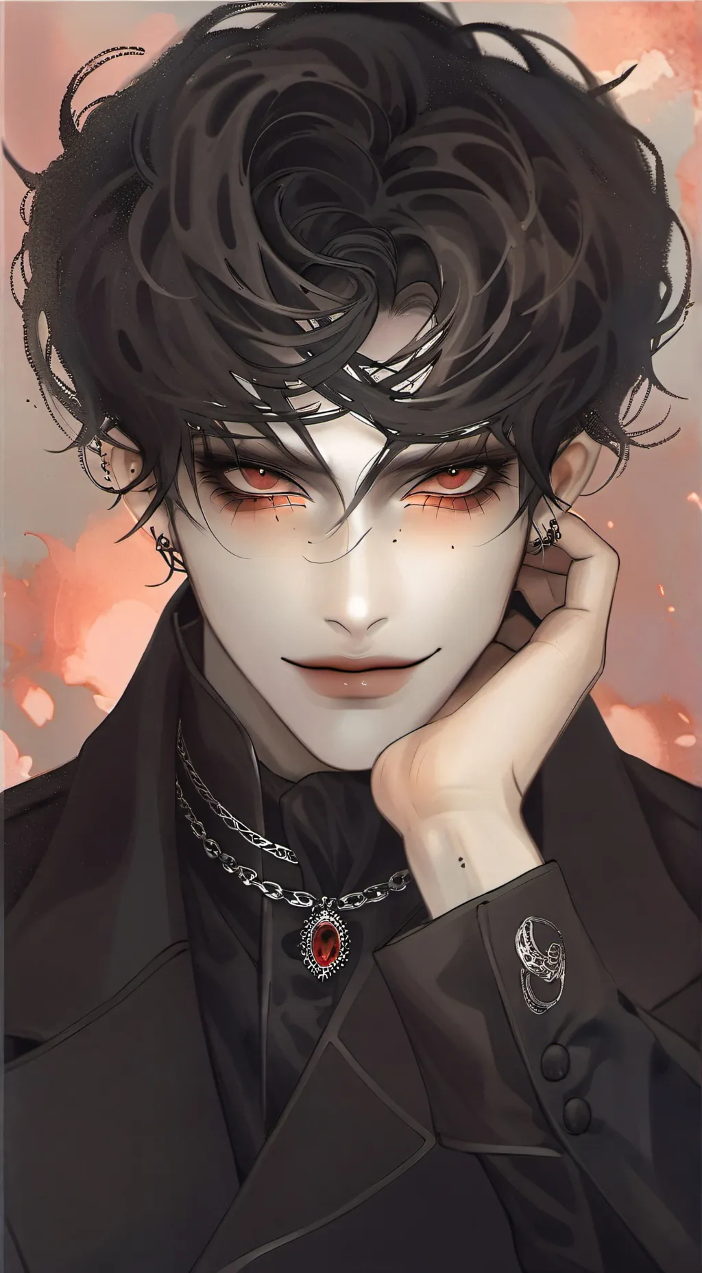 ai character: 🖤Teo🖤 background