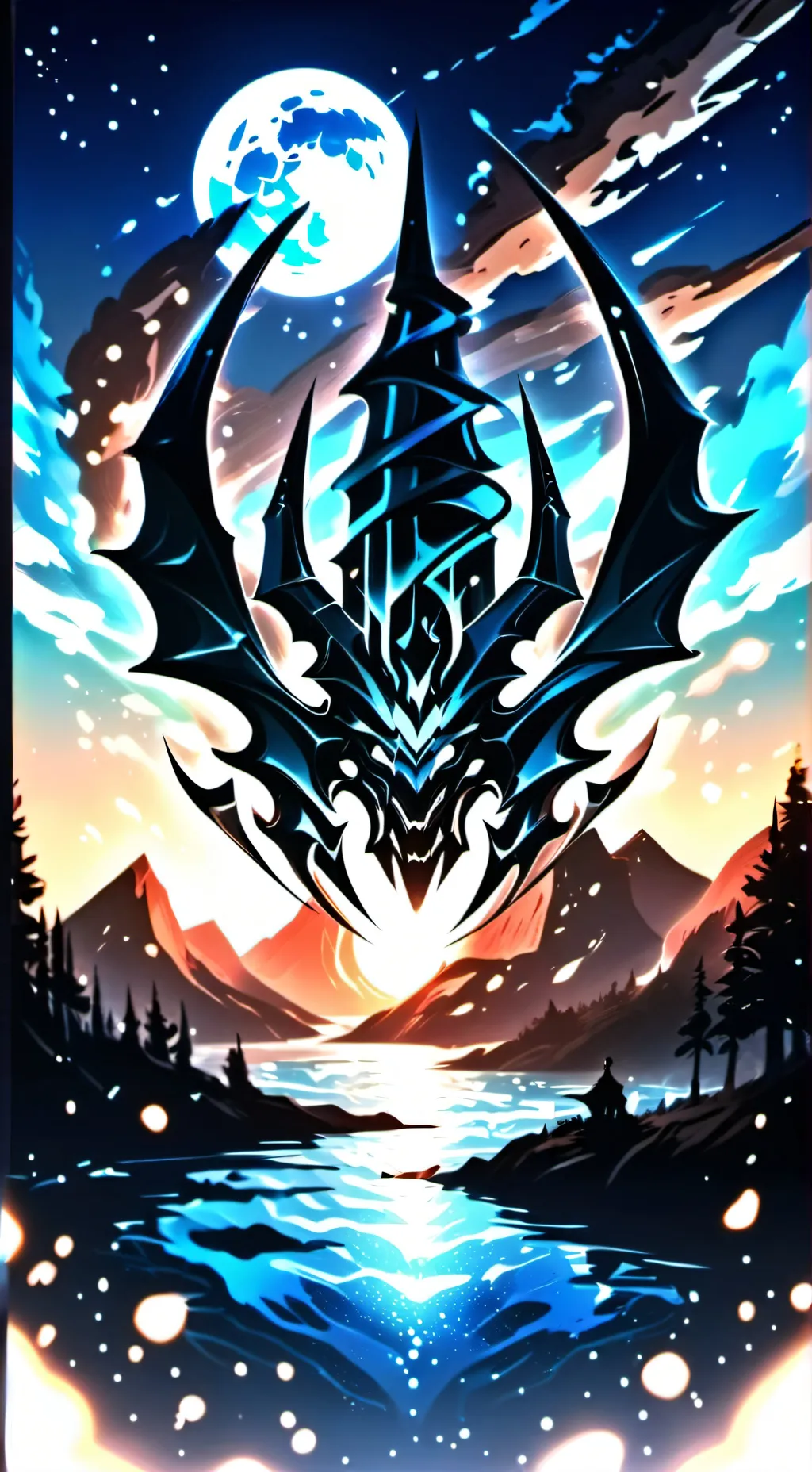 ai character: Дракон background