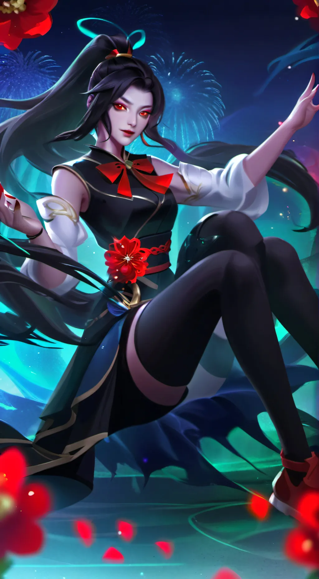 ai character: Hanabi background