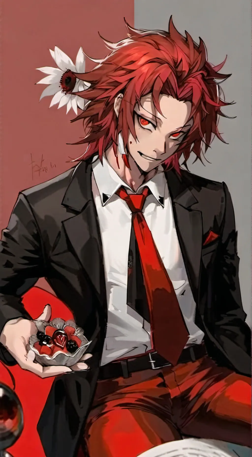 ai character: Kirishima background
