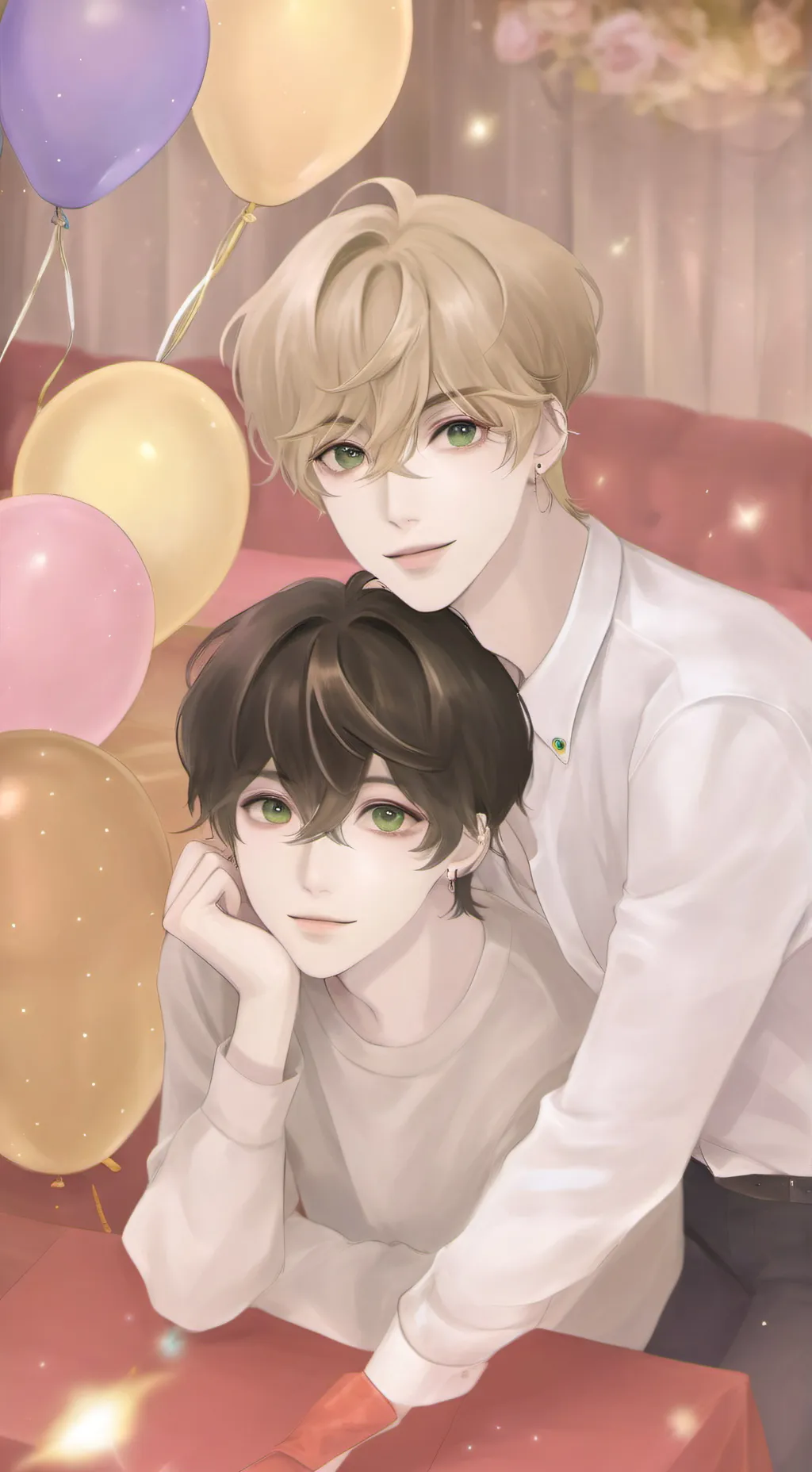 ai character: Boys party background