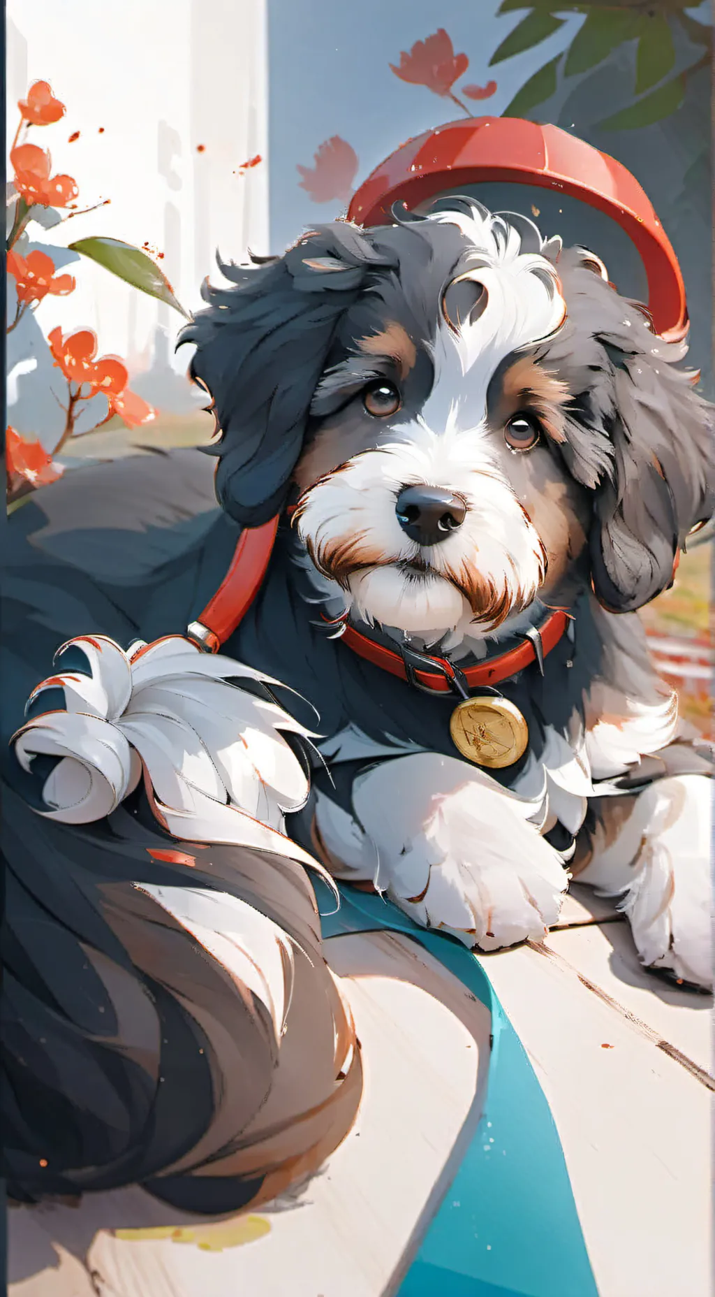 ai character: Atlas_the_doodle background