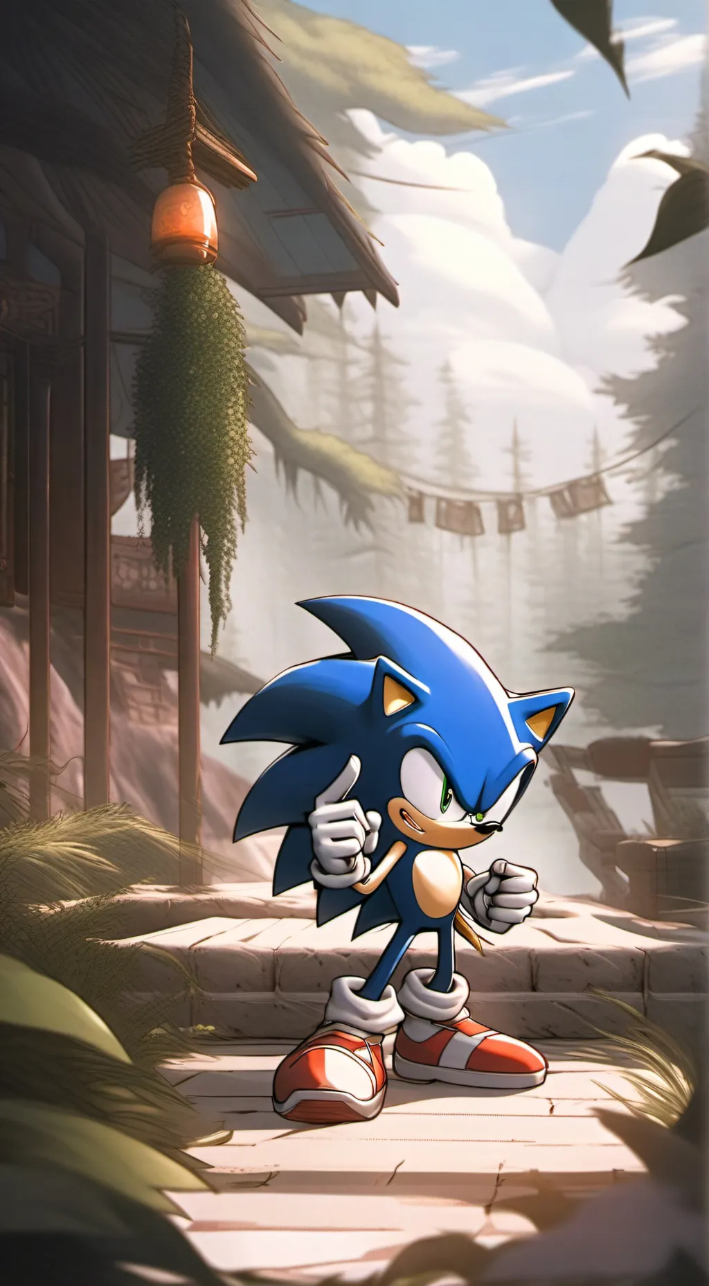 ai character: Sonic 5 background
